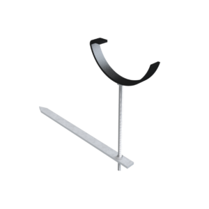 Product Image of Cast Iron Plain Half Round Rise & Fall Bracket-Black