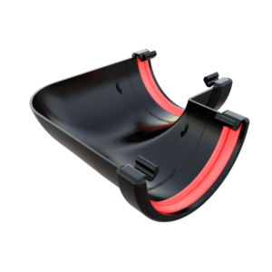 Product Image of Freeflow 112mm Gutter Angle Black 90 Degree