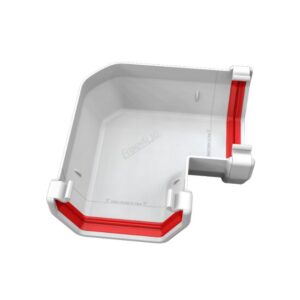 Product Image of Freefoam 114mm Square Gutter Angle 90 degree White