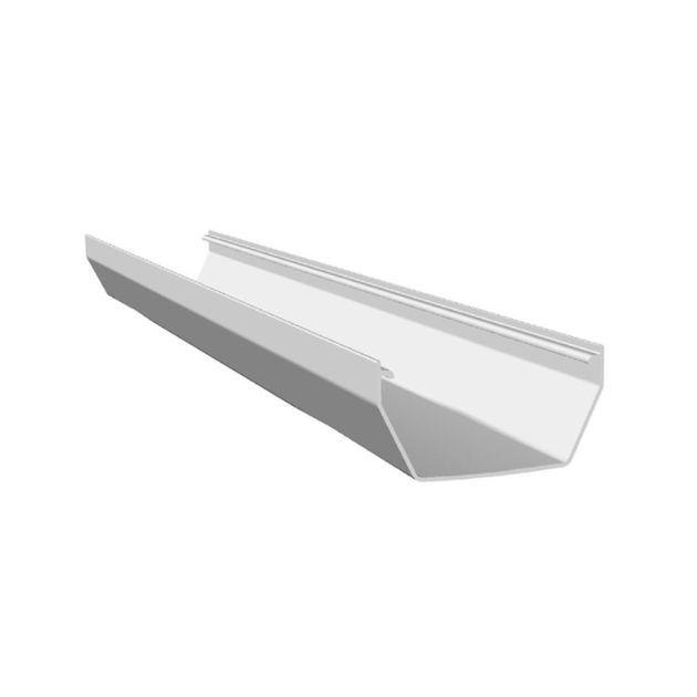 product image of freefoam 114mm square gutter white 4m