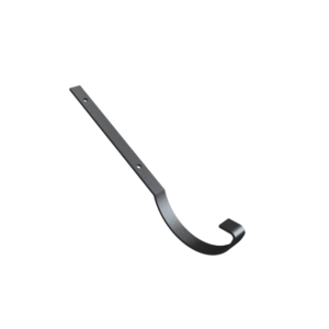 Product Image of Half Round Cast Iron Top Fix Rafter Bracket - Black