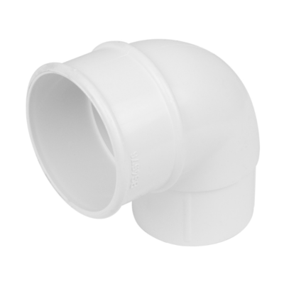 picture of 68mm downpipe offset bend 92.5 degree white