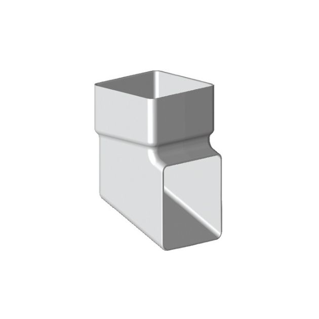 product image of freefoam 65mm square downpipe shoe white