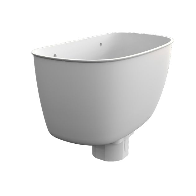 product image of freefoam 68mm rainwater hopper white