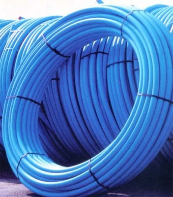 what is the difference between blue and black mdpe water pipe?