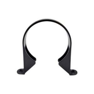 product image of 110mm industrial downpipe clip in black