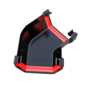 product picture of freefoam 114mm square gutter angle 135 degree black