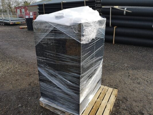 blog post picture of soakaway crate kit wrapped